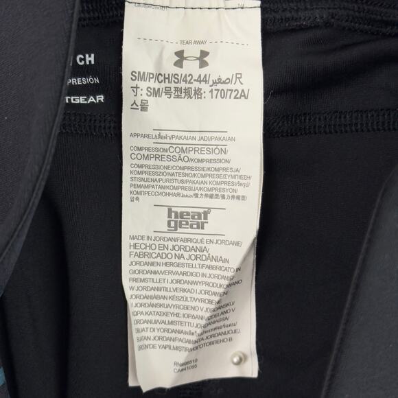 Under Armour HeatGear Compression Leggings Women’s SM Mesh Panel Print - Picture 9 of 13